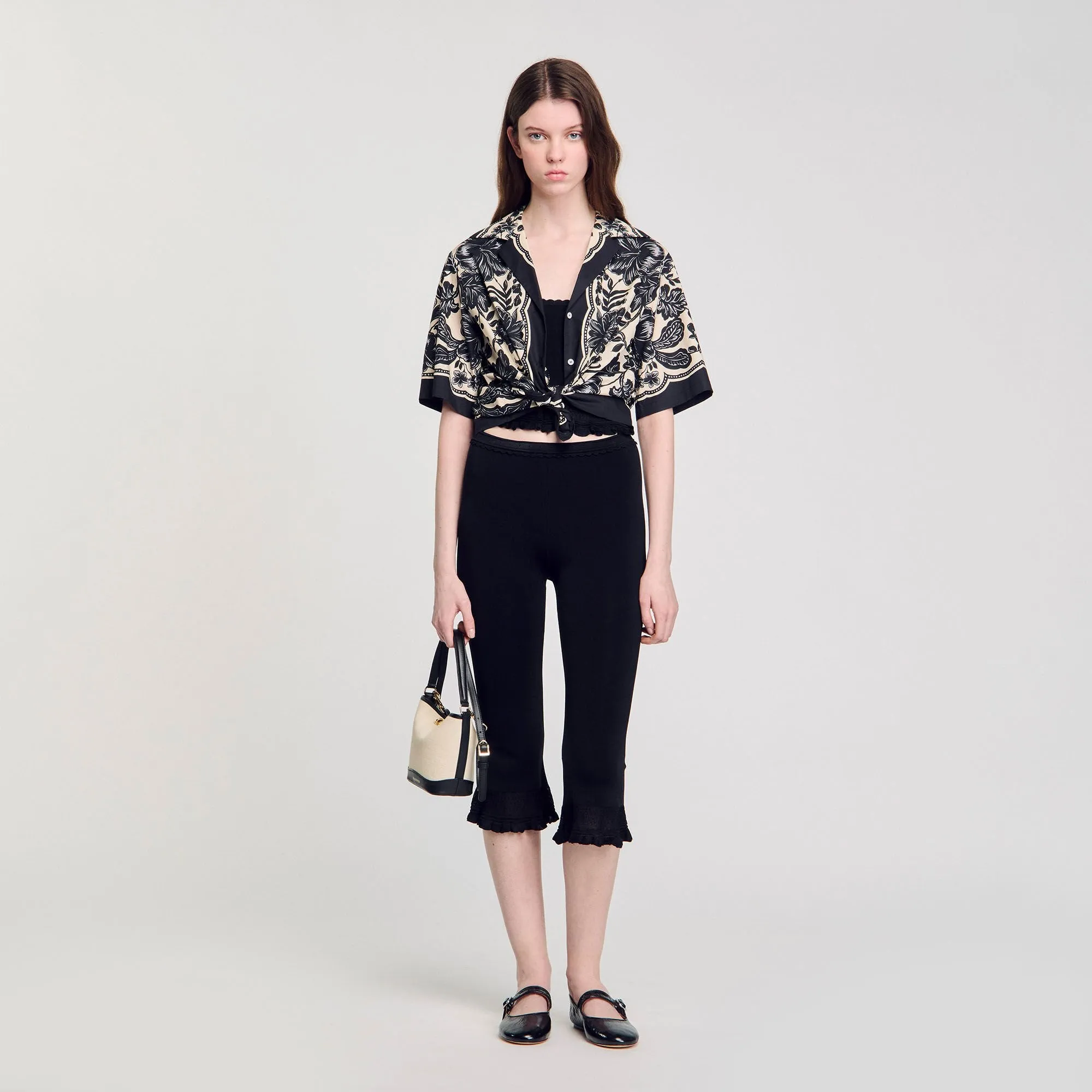 Small Tangoso Small Bag Ecru / Black