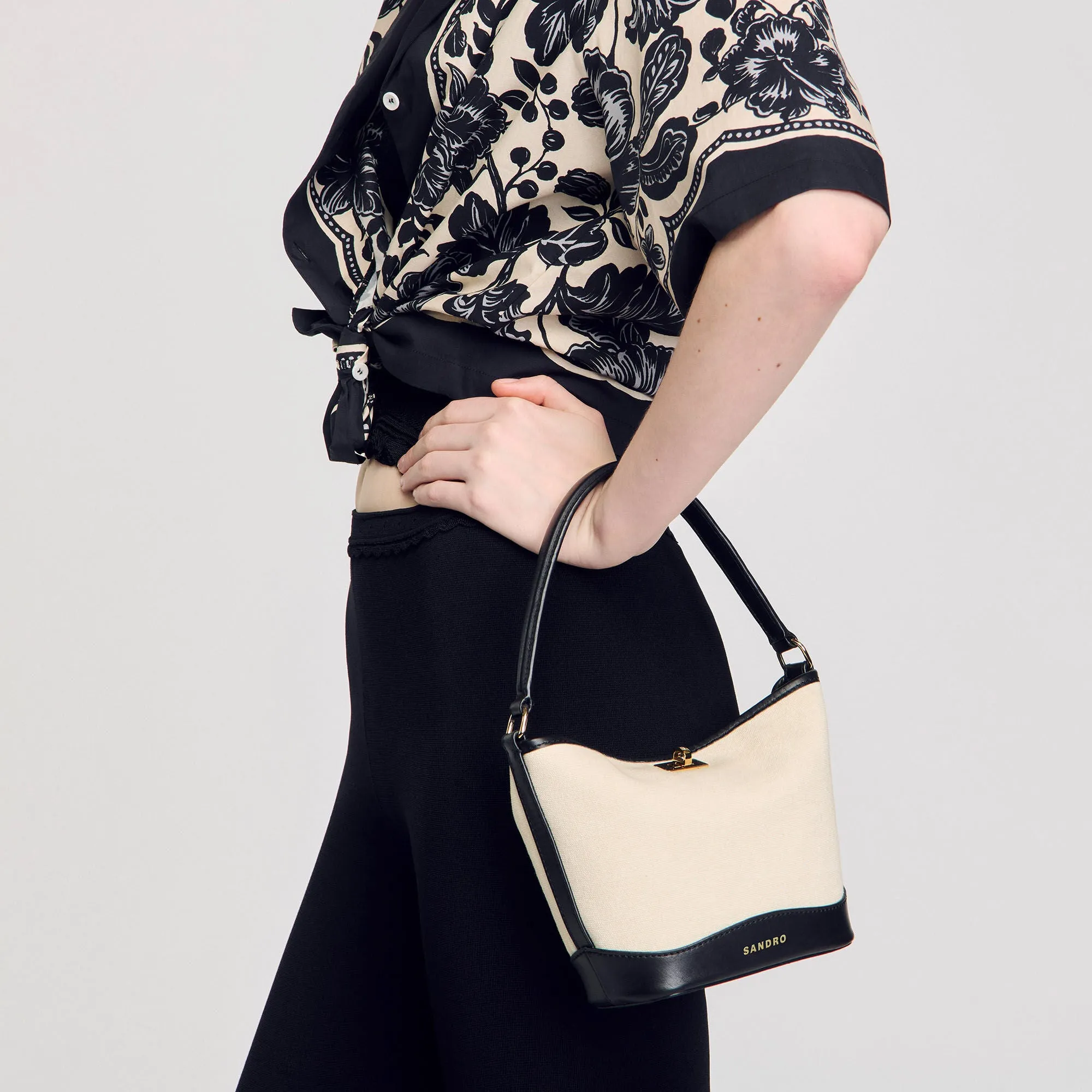 Small Tangoso Small Bag Ecru / Black