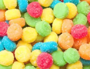Smiley Face Sour Poppers Assorted 4.5LBS