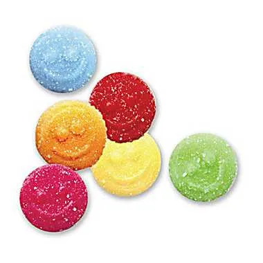 Smiley Face Sour Poppers Assorted 4.5LBS