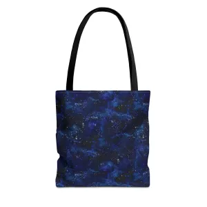 Space Stars Galaxy Tote Bag Reusable Shopping Bag - Saiko Studio