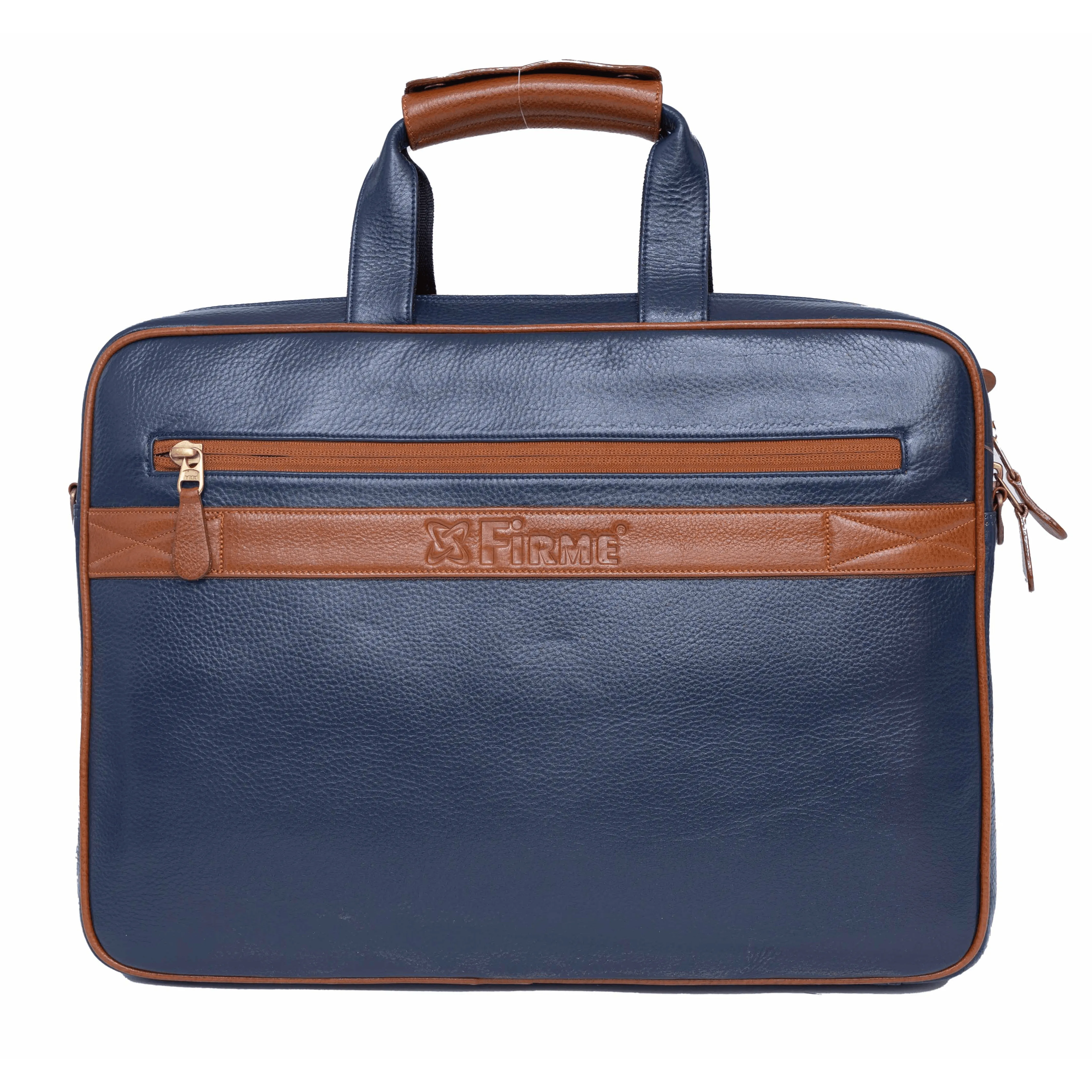 Stud Leather Laptop Bag