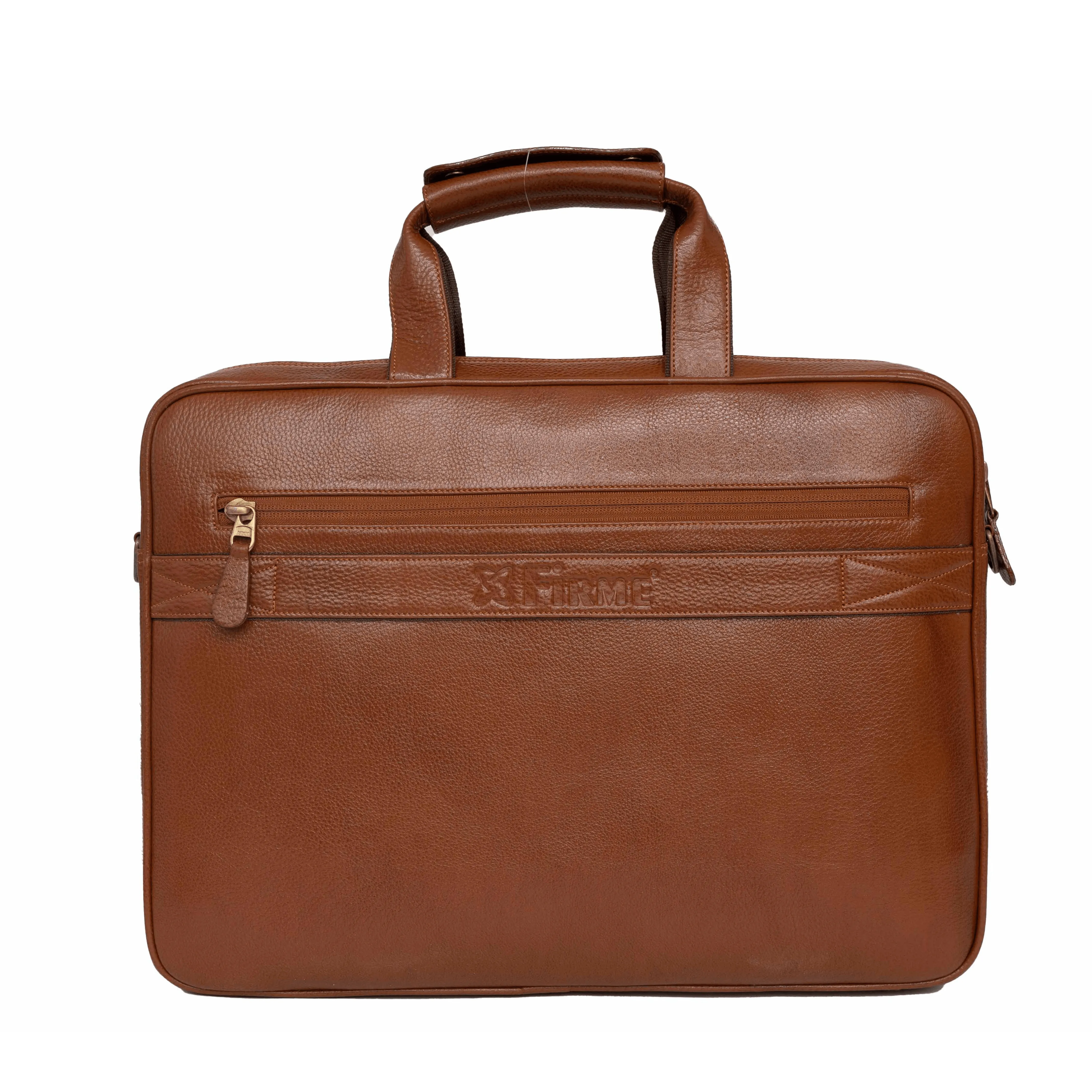 Stud Leather Laptop Bag