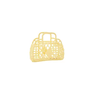 Sun Jellies Mini Retro Basket - Yellow