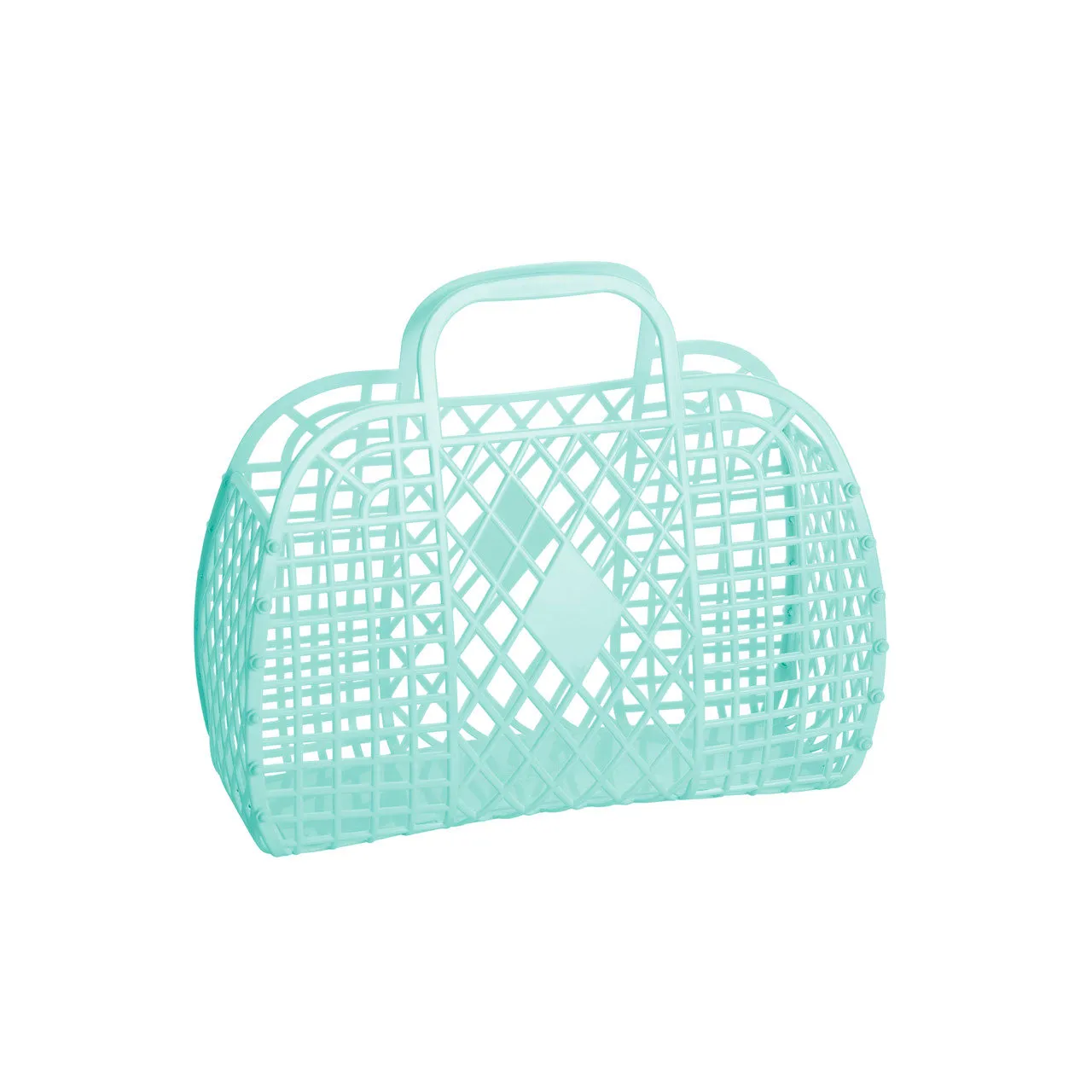 Sun Jellies Small Retro Basket - Mint