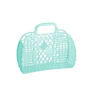 Sun Jellies Small Retro Basket - Mint