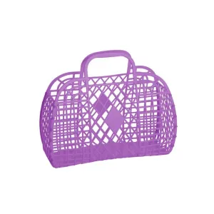 Sun Jellies Small Retro Basket - Purple