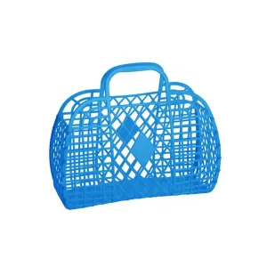 Sun Jellies Small Retro Basket - Royal Blue