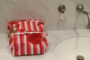 Sunny Stripe Toiletry Bags