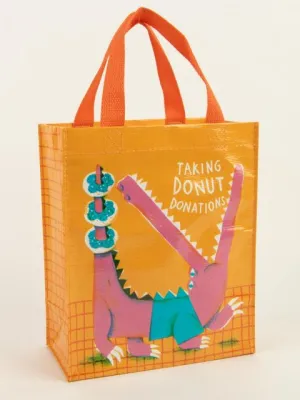 Taking Donut Donations Handy Tote Bag