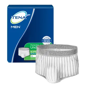 Tena Men Protective Underwear, Super Plus, X-Large, Case/56 (4 bags of 14)