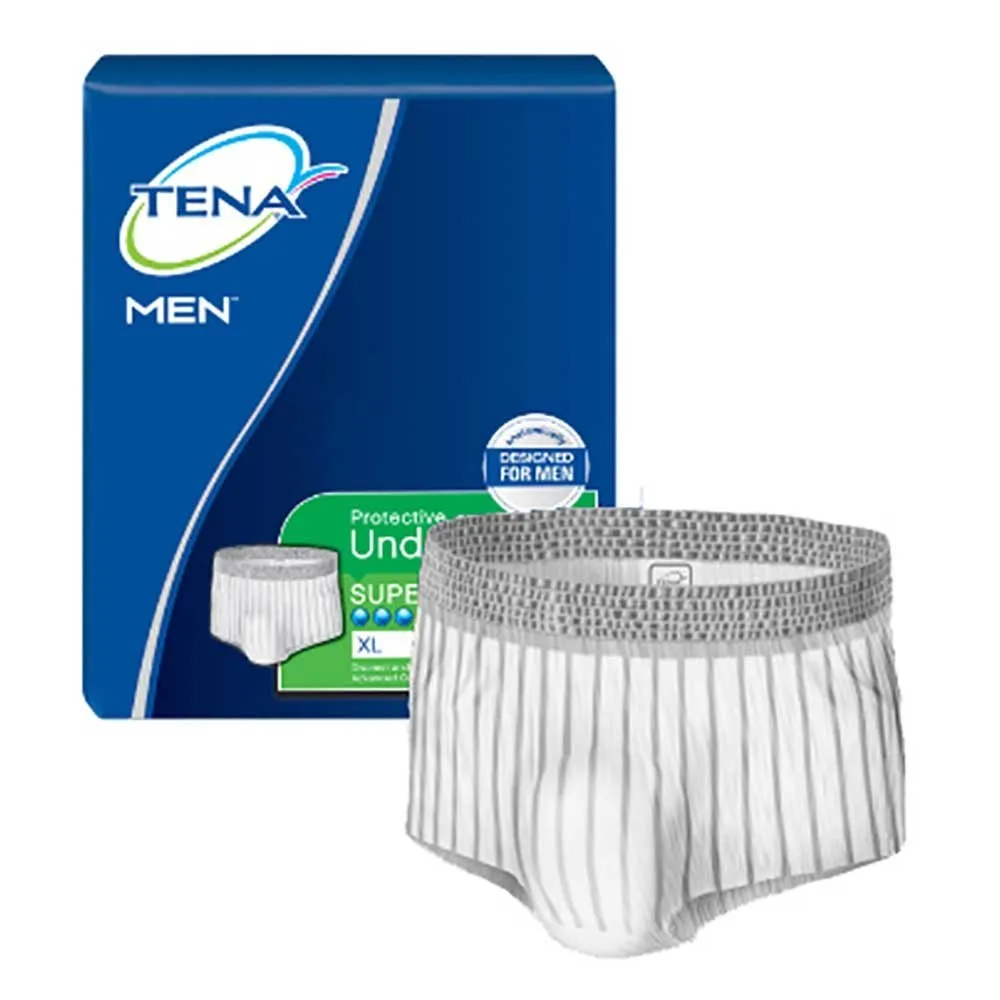 Tena Men Protective Underwear, Super Plus, X-Large, Case/56 (4 bags of 14)