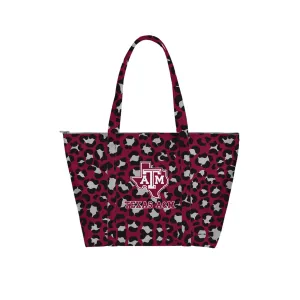 Texas A&M Aggies Leopard Weekender Tote Bag