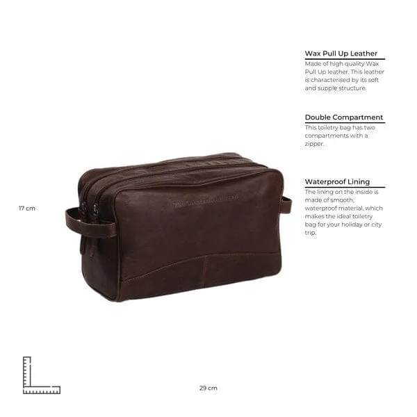 The Chesterfield Toiletry Bag Brown Stacey
