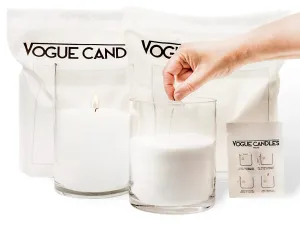 The Duo: 6" & 8" Vase with 10 lb Bag (2x5lb bags) of Granules and 100 Wicks