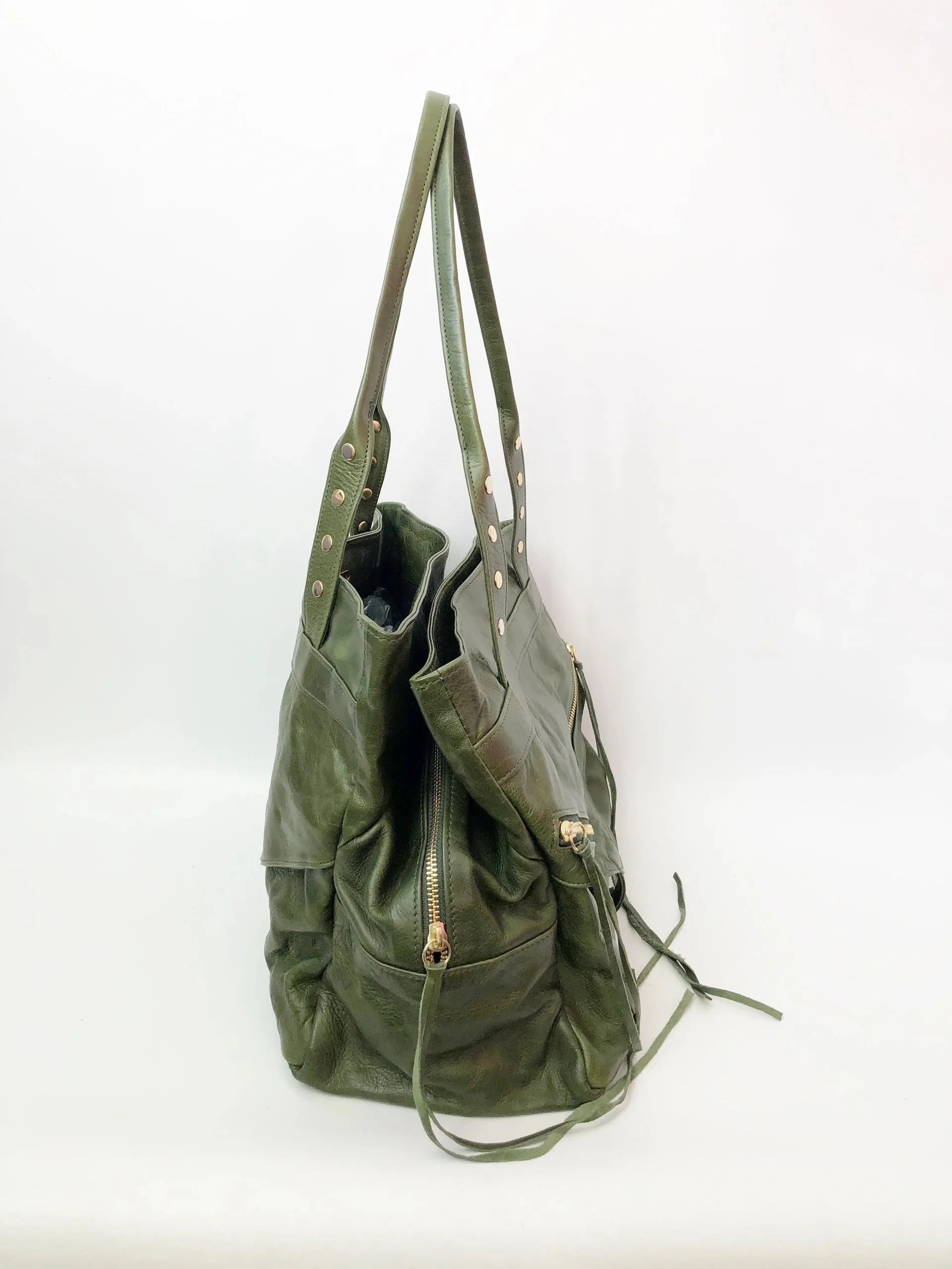 Three Compartment Shoulder Bag