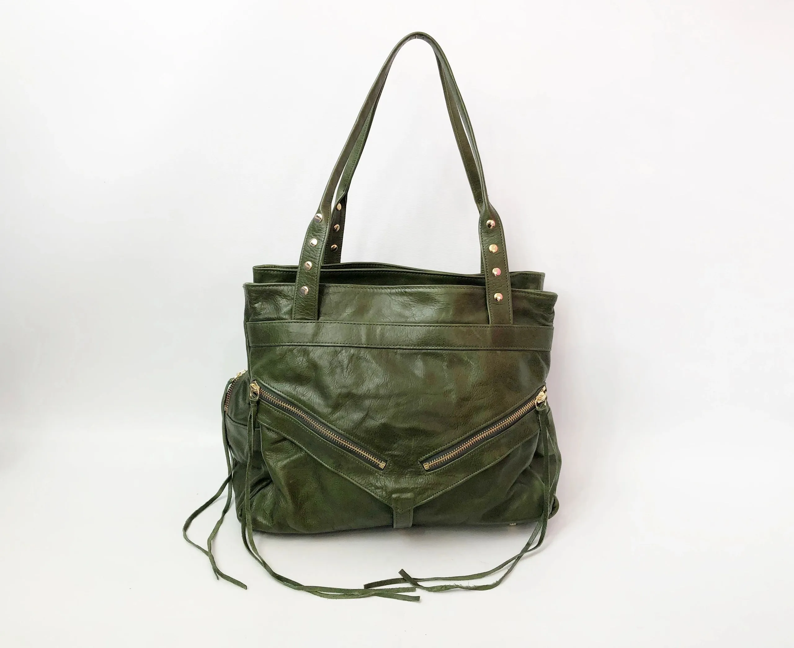 Three Compartment Shoulder Bag