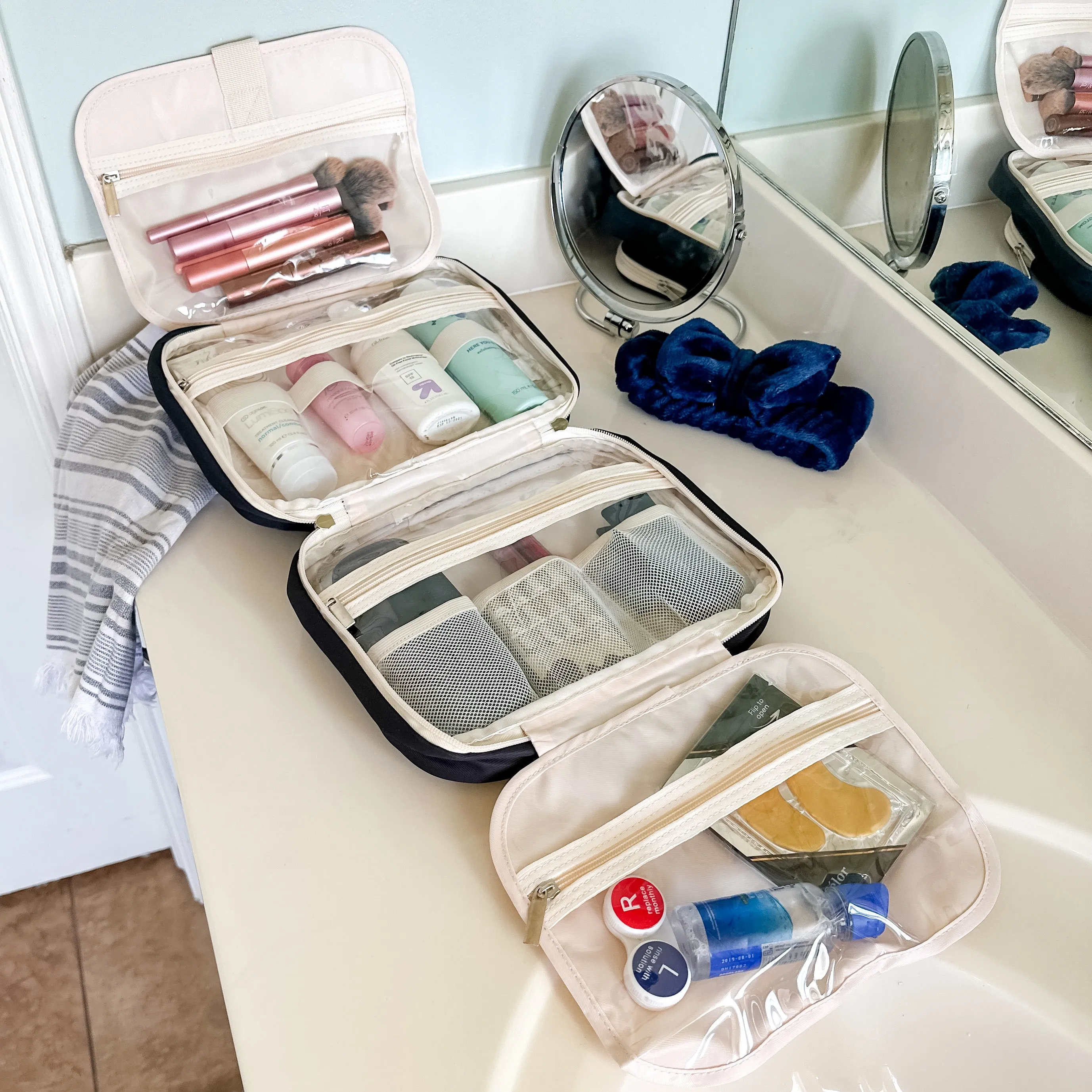 Tinsley Toiletry Cosmetic Travel Bag