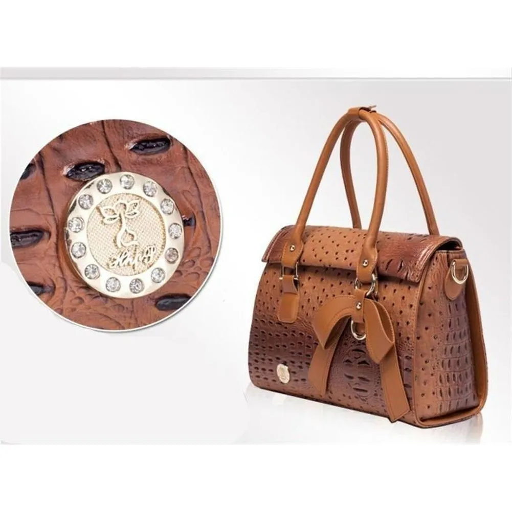 Top-Handle Bag / Satchel  <br>Vegan-Leather