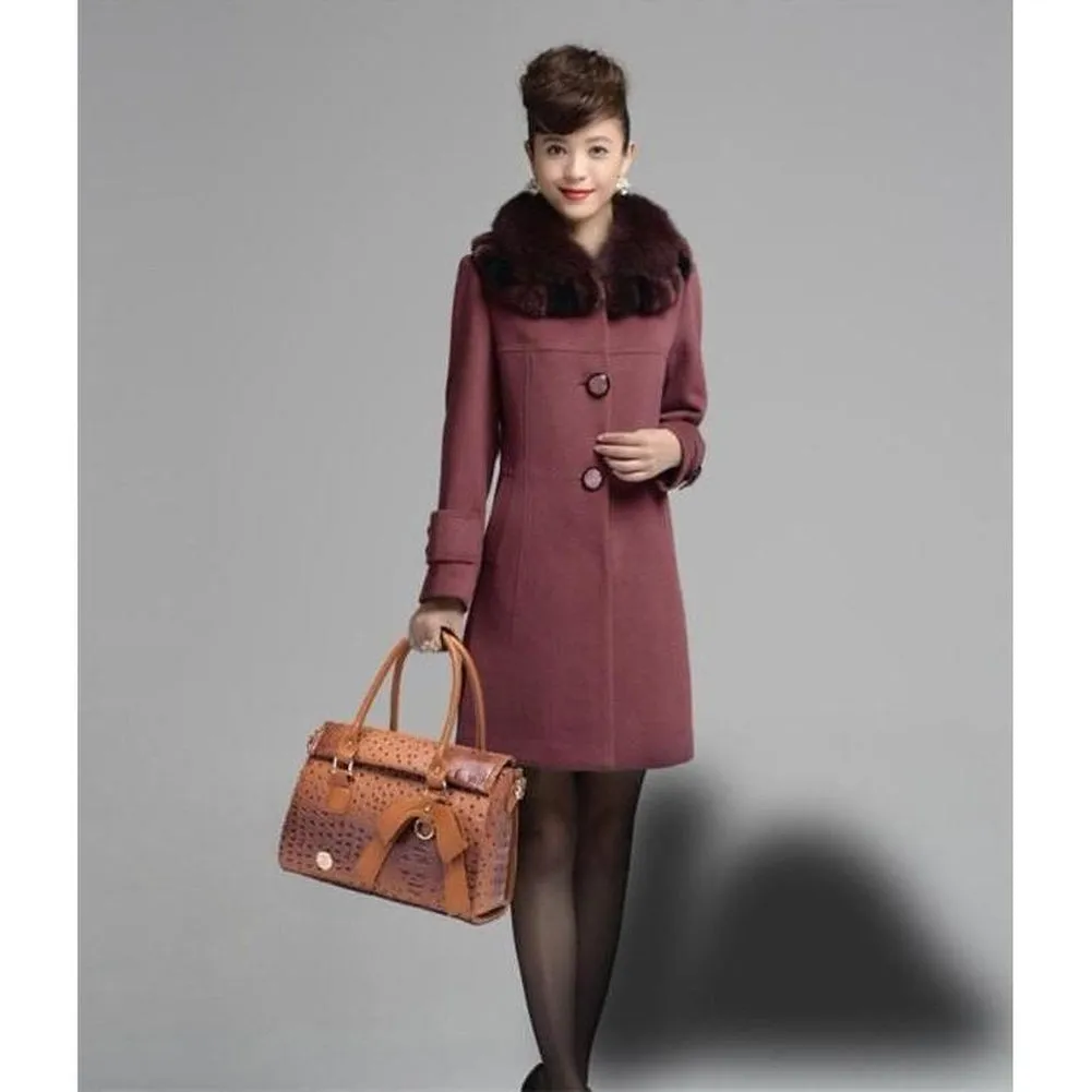 Top-Handle Bag / Satchel  <br>Vegan-Leather