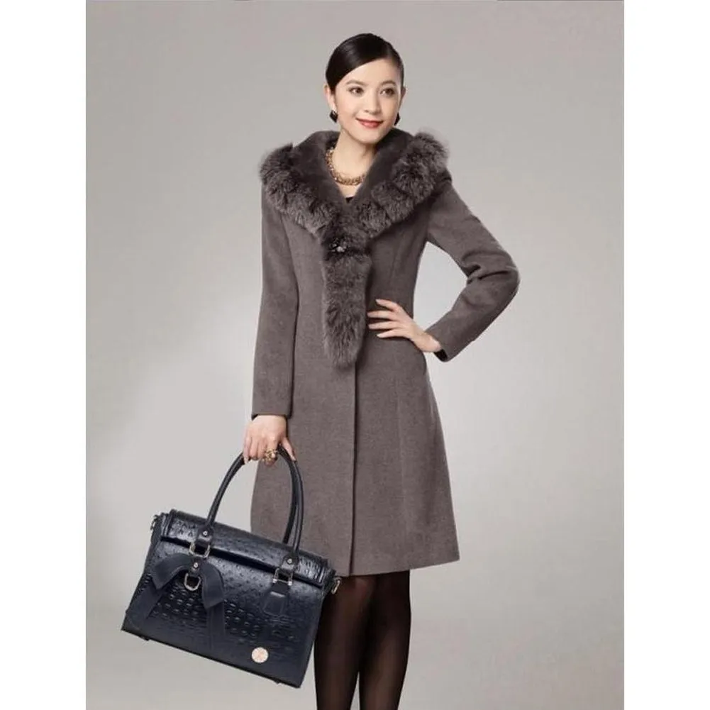 Top-Handle Bag / Satchel  <br>Vegan-Leather