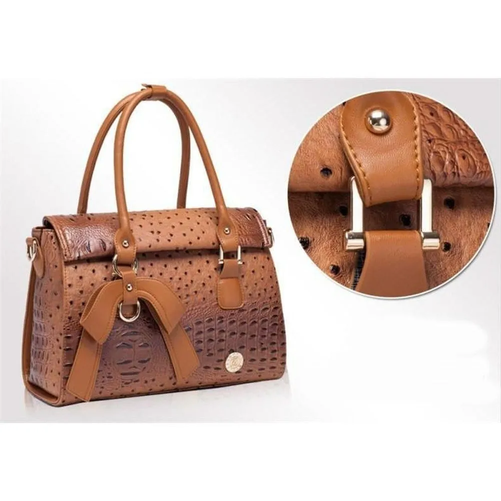 Top-Handle Bag / Satchel  <br>Vegan-Leather