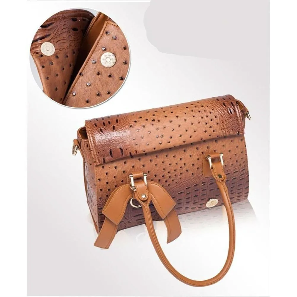 Top-Handle Bag / Satchel  <br>Vegan-Leather