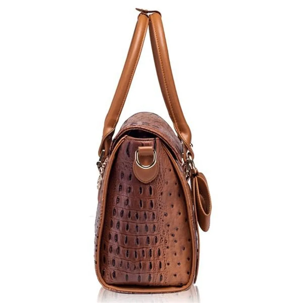Top-Handle Bag / Satchel  <br>Vegan-Leather