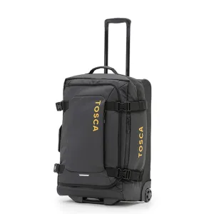 Tosca Delta Medium Wheeled Duffel Bag Black