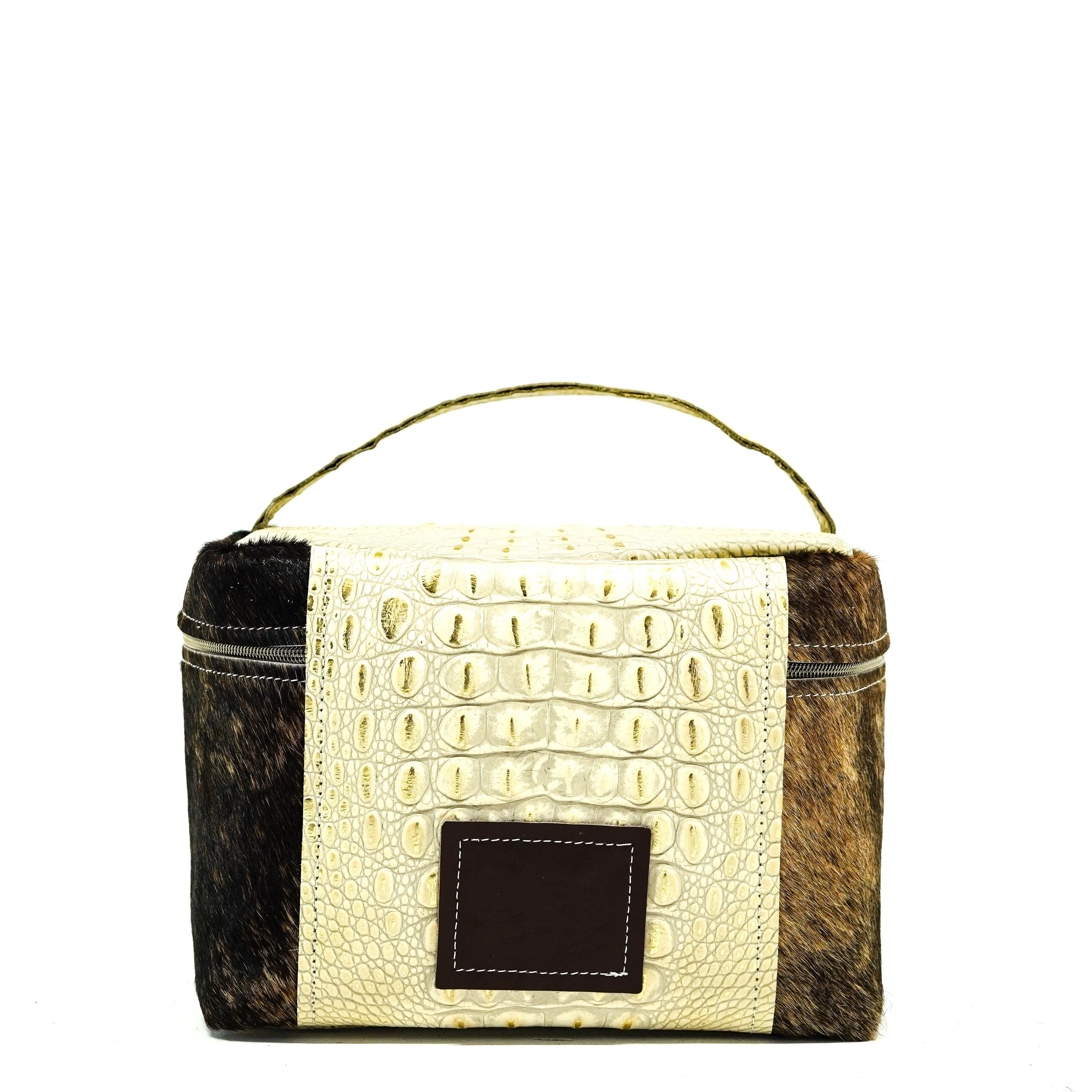 Train Station - Two-Tone Brindle w/ Ivory Croc