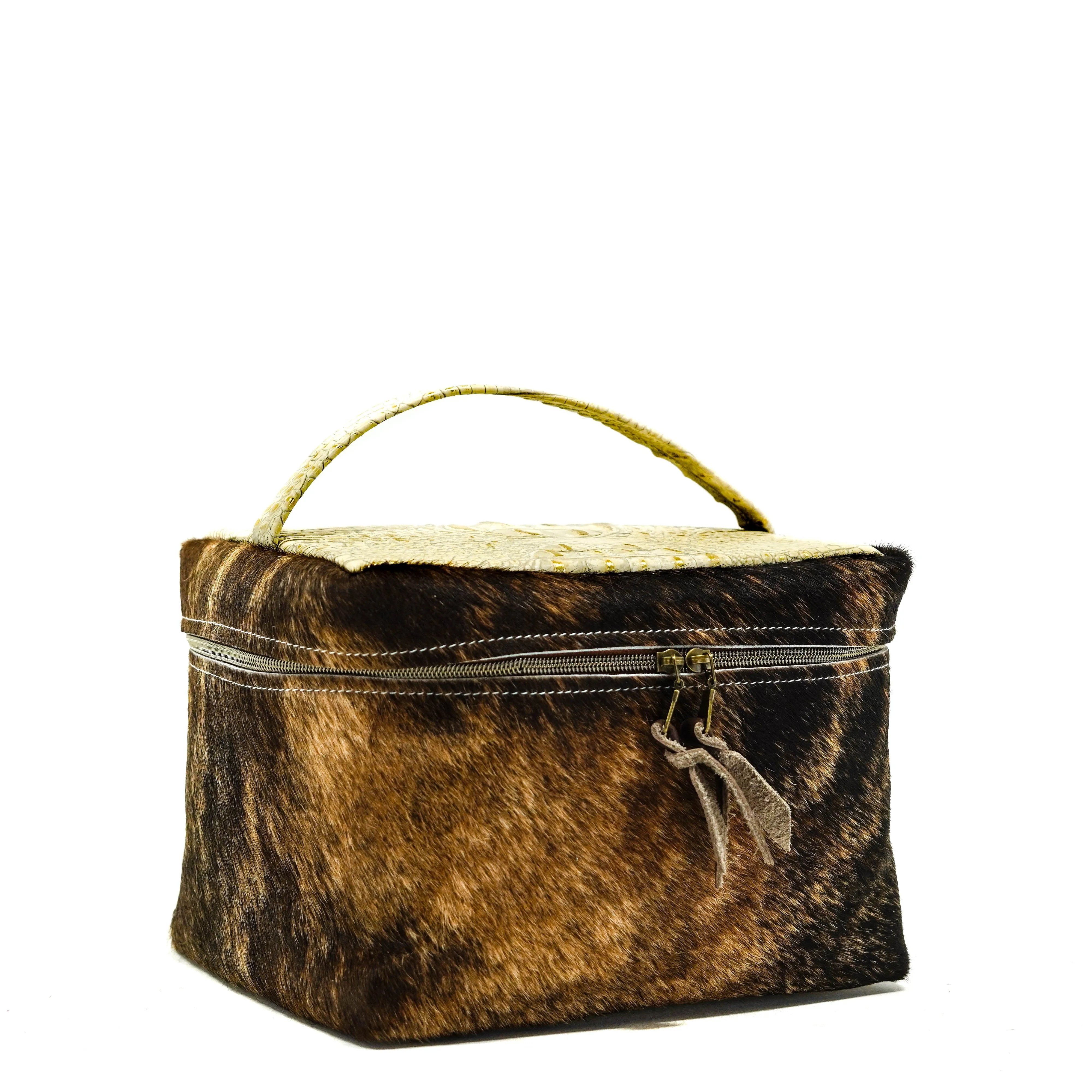 Train Station - Two-Tone Brindle w/ Ivory Croc