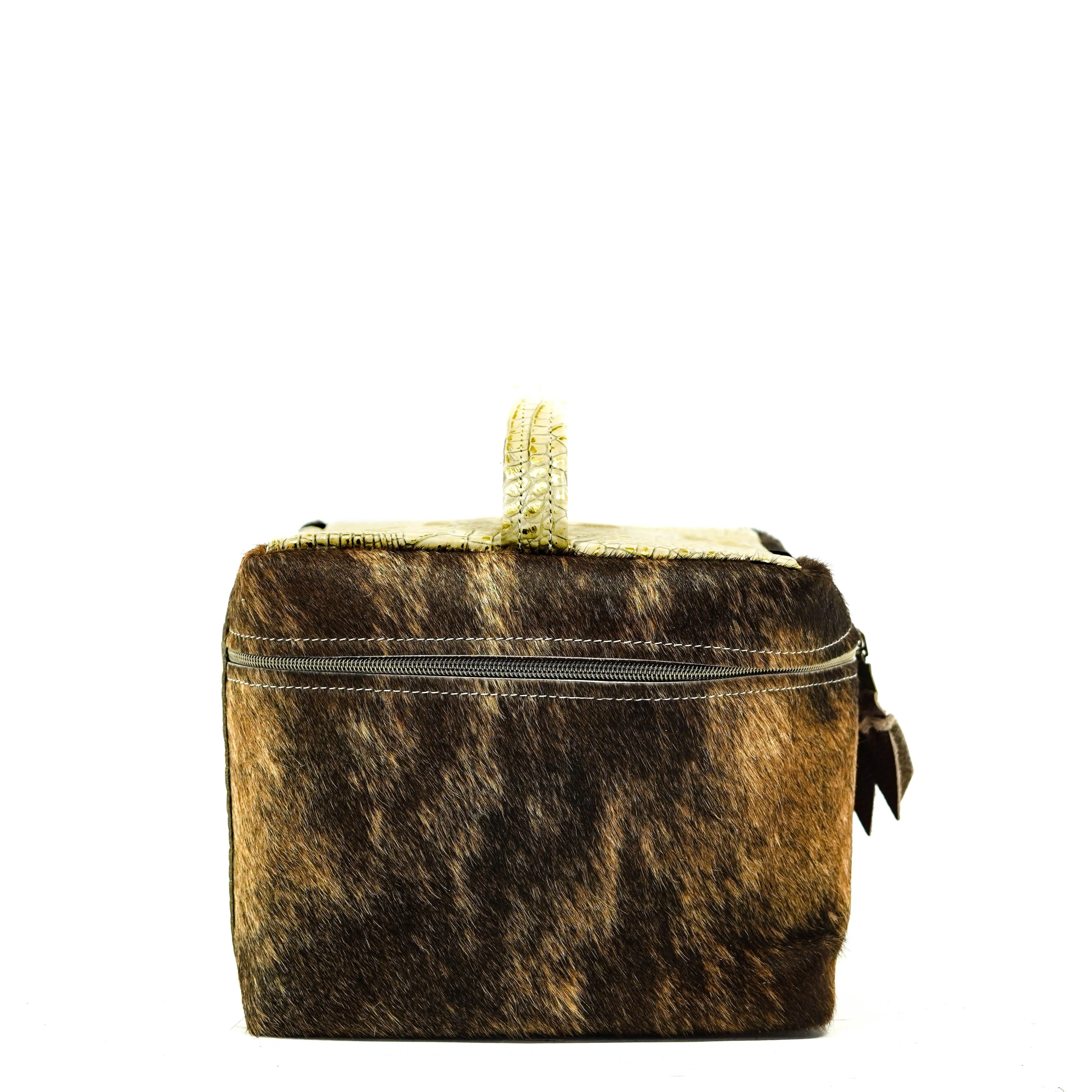 Train Station - Two-Tone Brindle w/ Ivory Croc