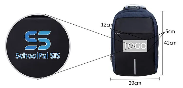 Travel Bag with Lock and USB Plug