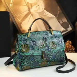 Trendy Large Capacity Floral Shoulder & Messenger Bags