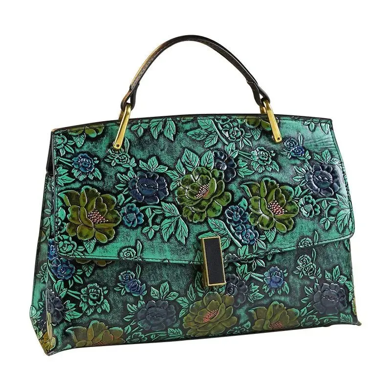 Trendy Large Capacity Floral Shoulder & Messenger Bags