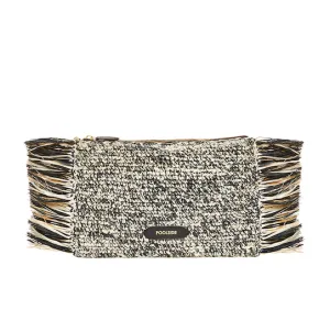 Tropical Fringe Clutch