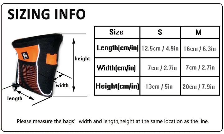 True Love Dog Treat Bag - Orange, S