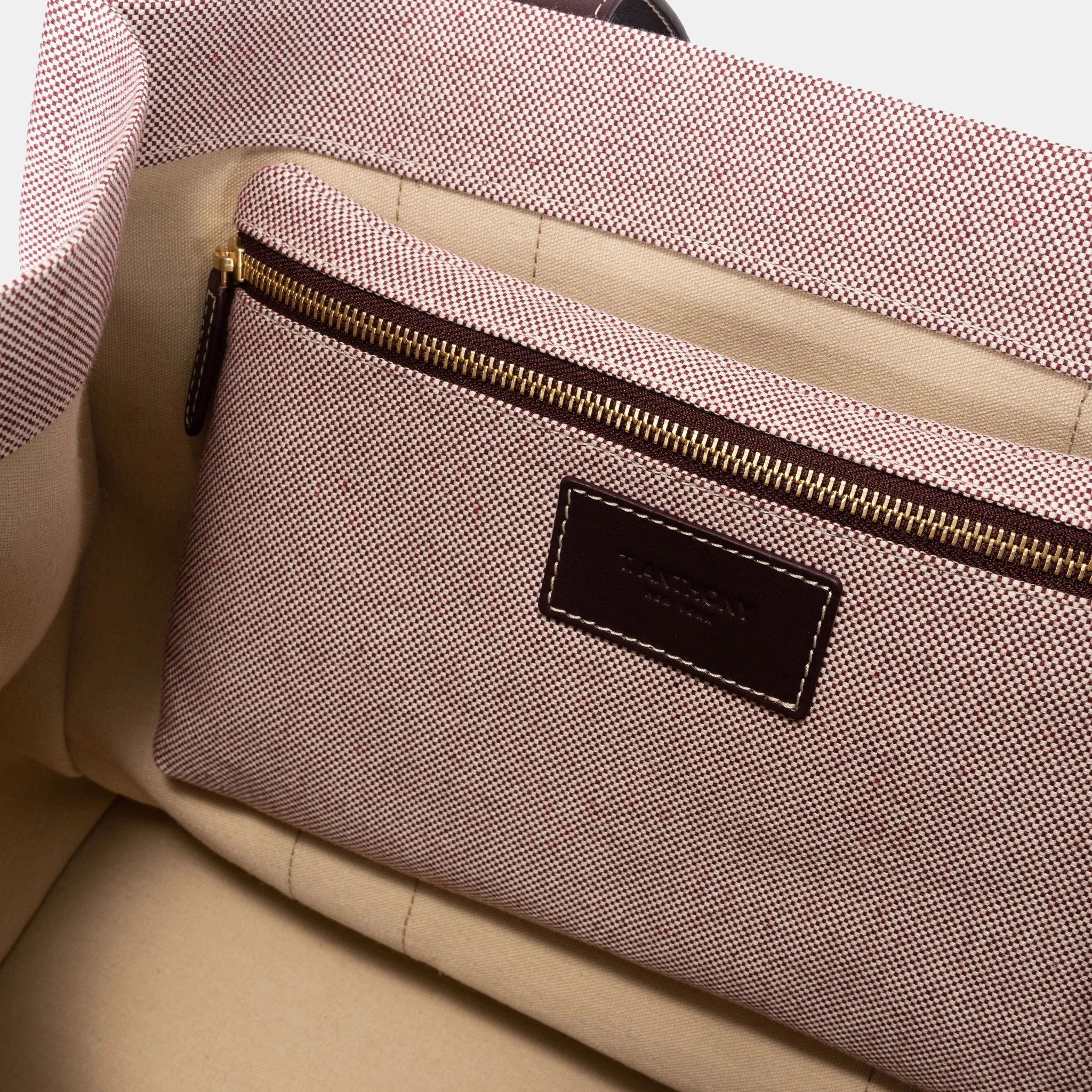 TWO TONE TOTE