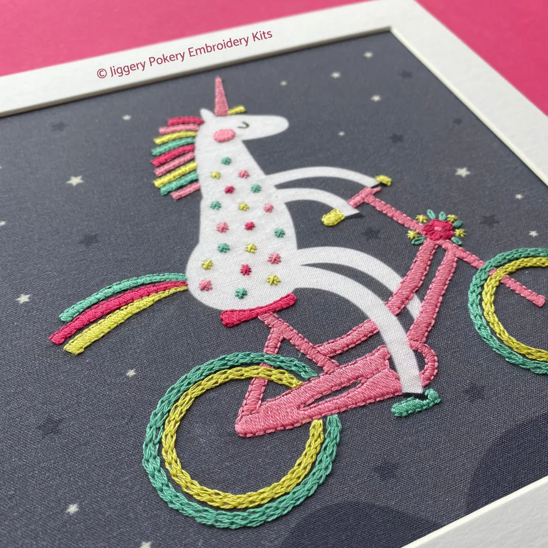 Unicorn embroidery pattern