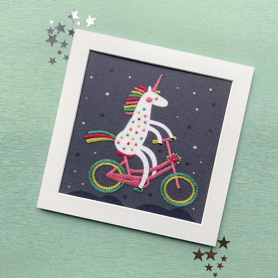 Unicorn embroidery pattern