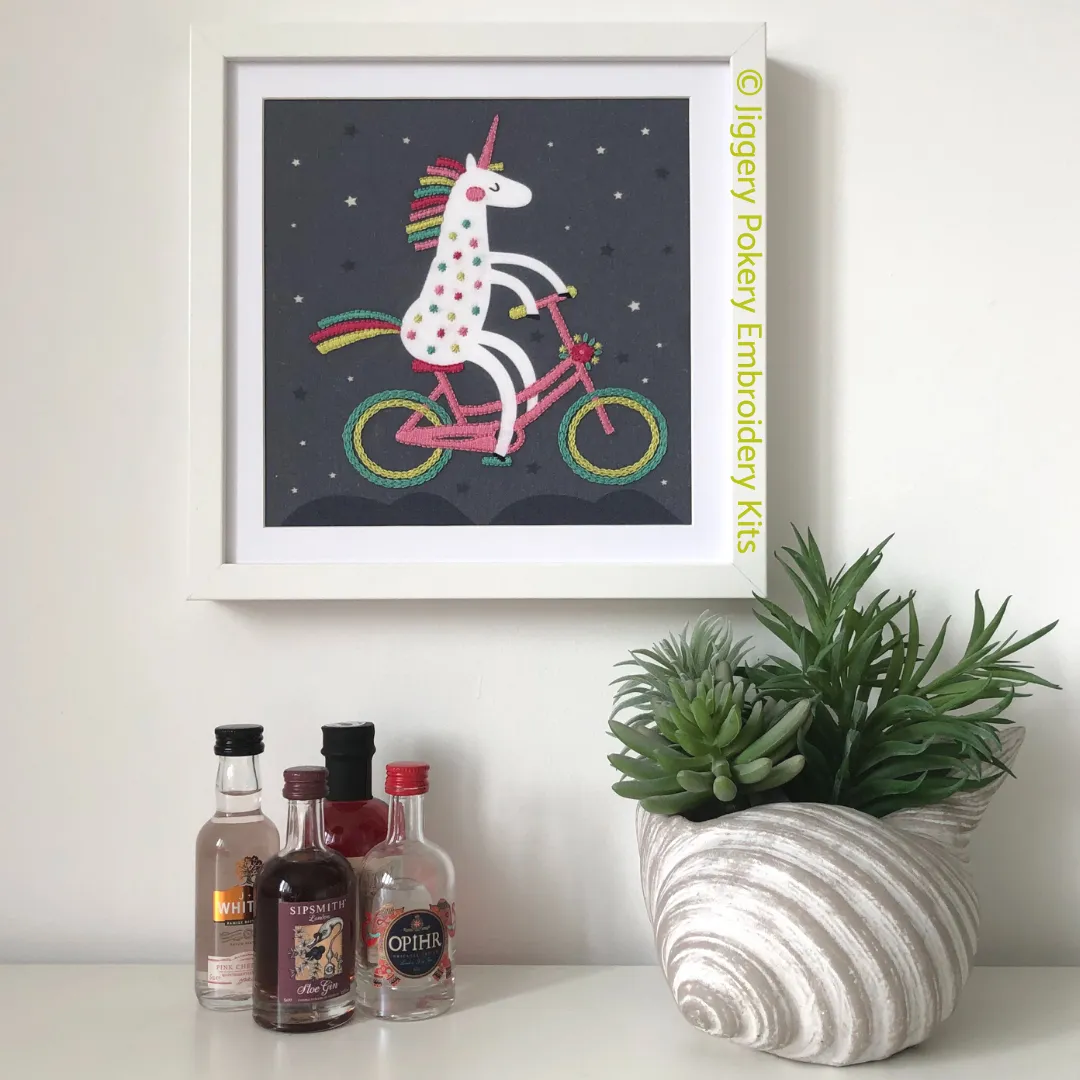 Unicorn embroidery pattern