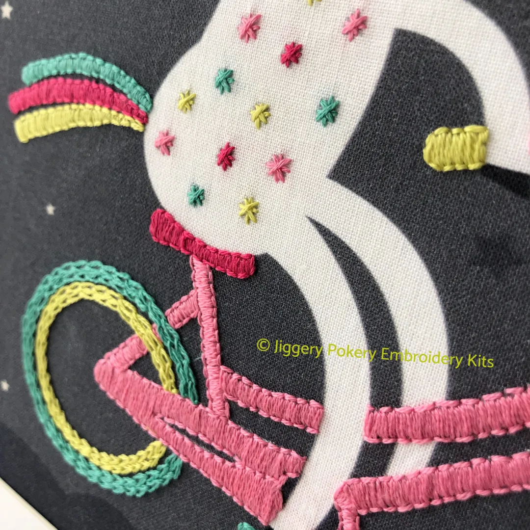 Unicorn embroidery pattern