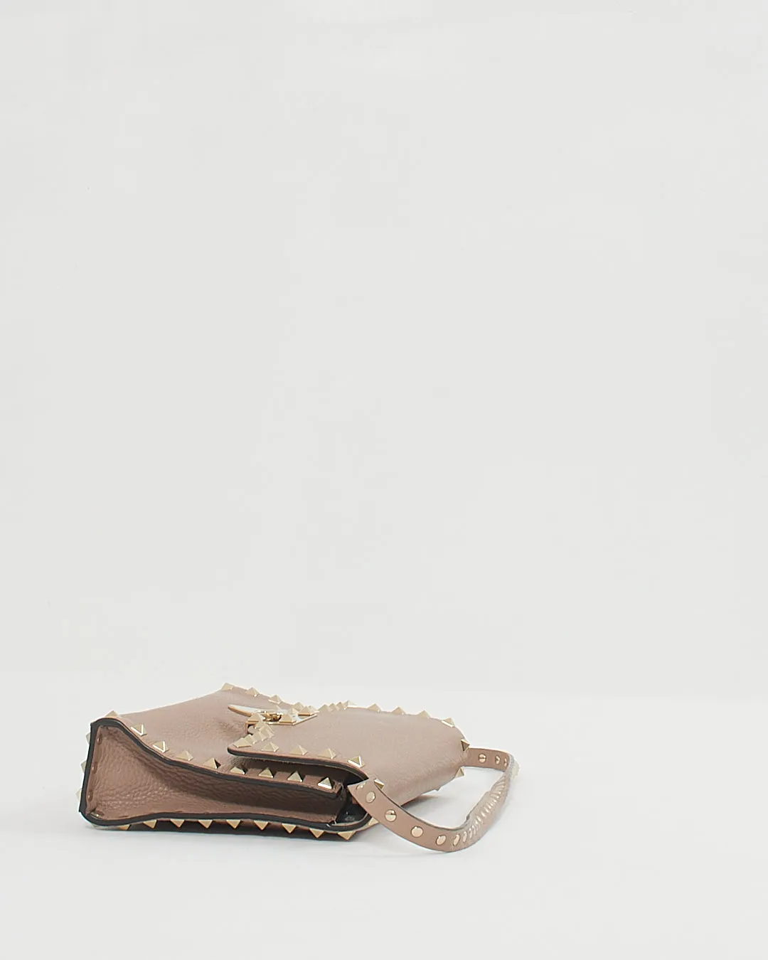 Valentino Blush Pink Leather Small Rockstud Shoulder Bag