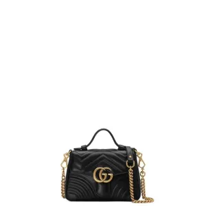 VELORA - Marmont Handle Bag Black