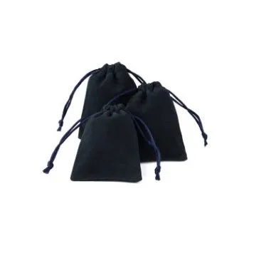 Velvet Drawstring Pouches - Large
