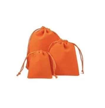 Velvet Drawstring Pouches - Large