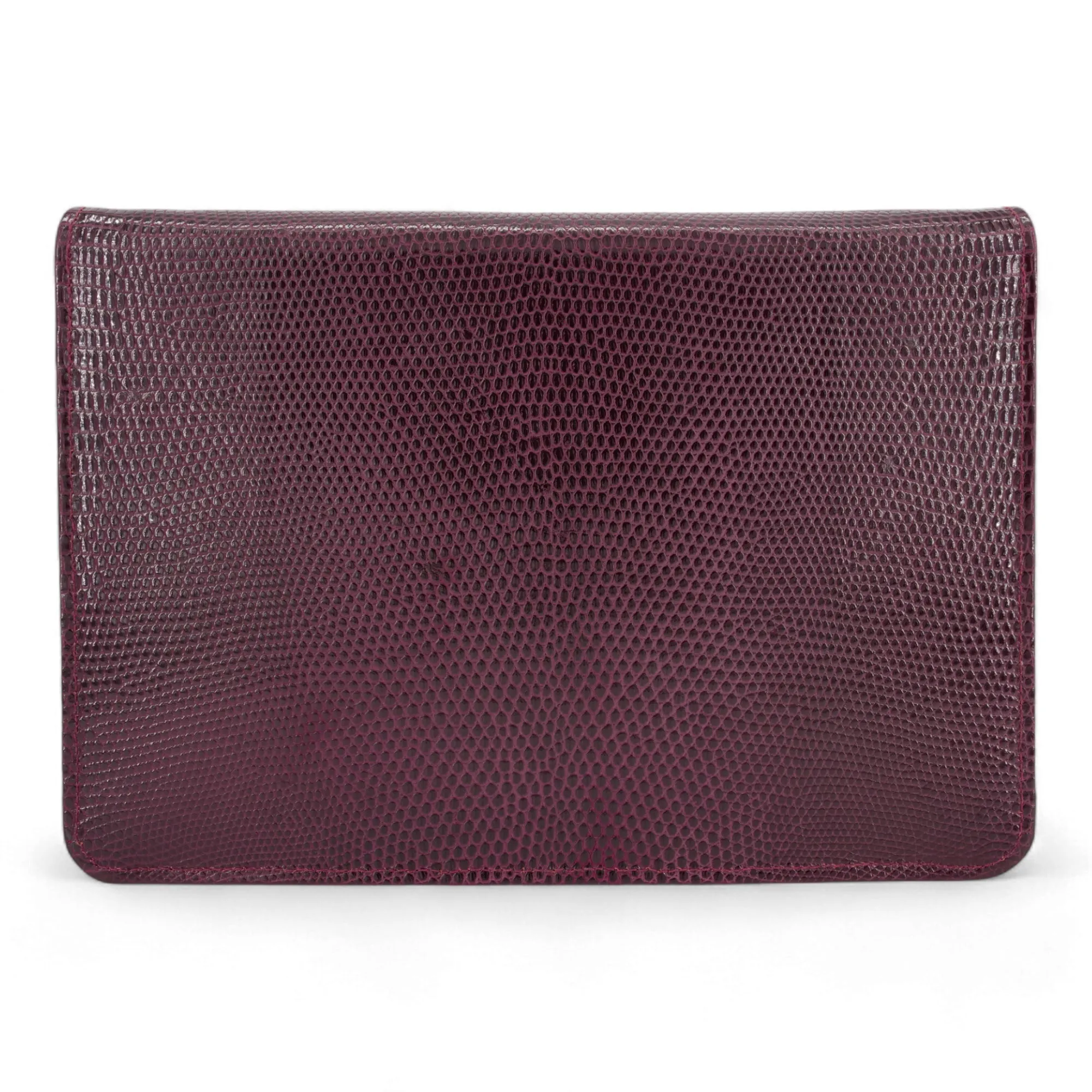Vintage Purple Lizard Single Flap Bag