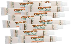 Vita-Myr - 12 Pack Travel Size Original Toothpaste On-The-Go Oral Care Kit