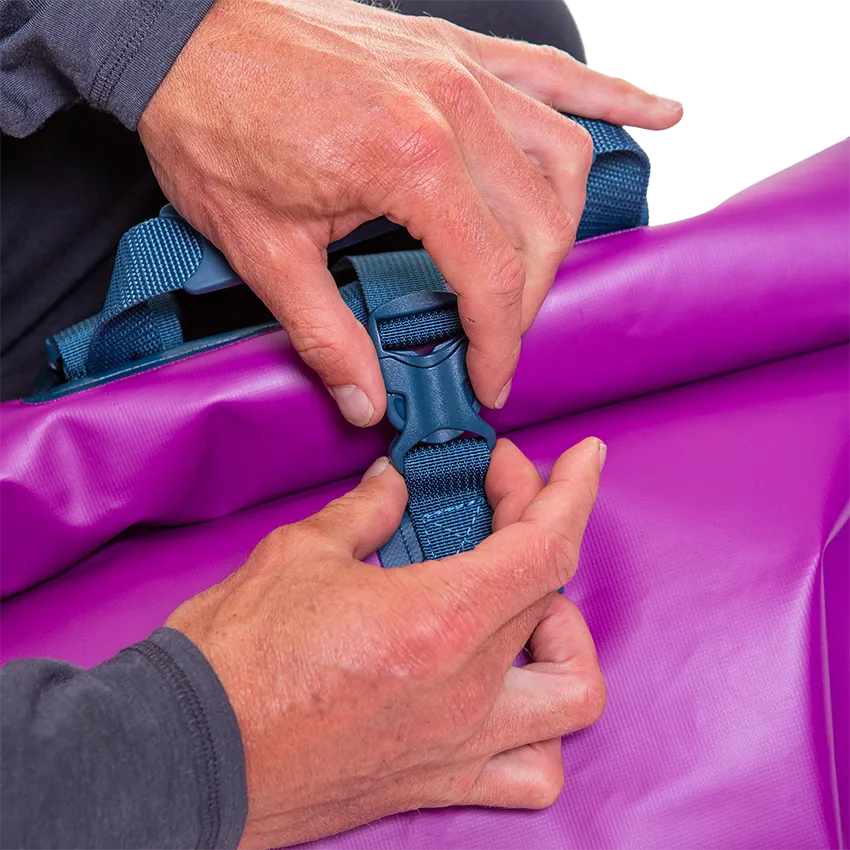 Waterproof Roll Top Dry Bag Backpack - Venture Purple