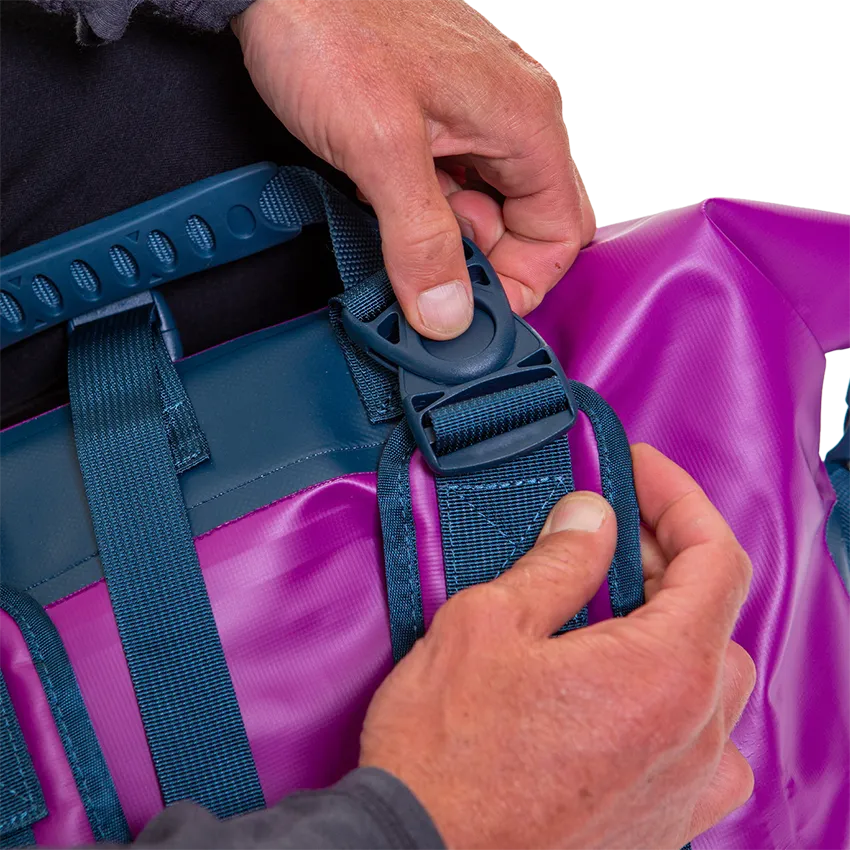 Waterproof Roll Top Dry Bag Backpack - Venture Purple